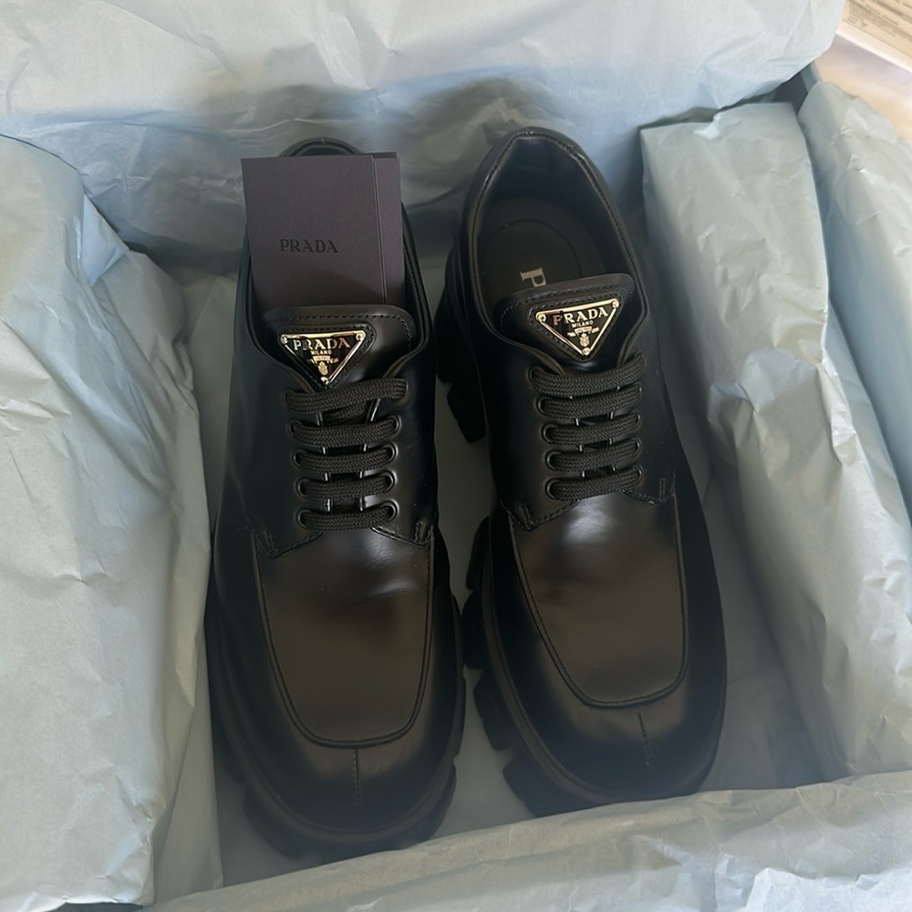 Prada derby loafers